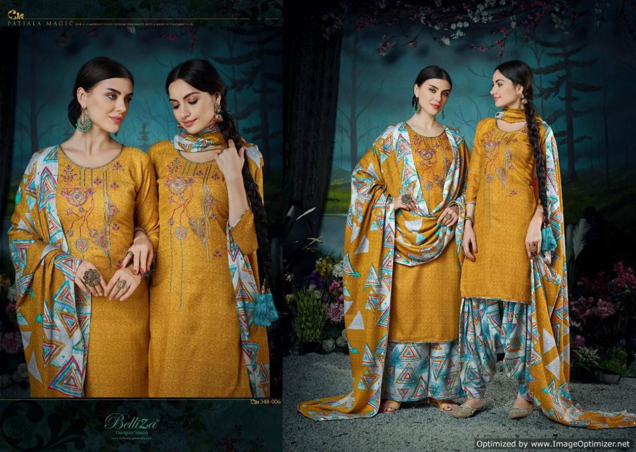 Belliza Present Patiala Magic Digital Printed Dress Material Catalogue