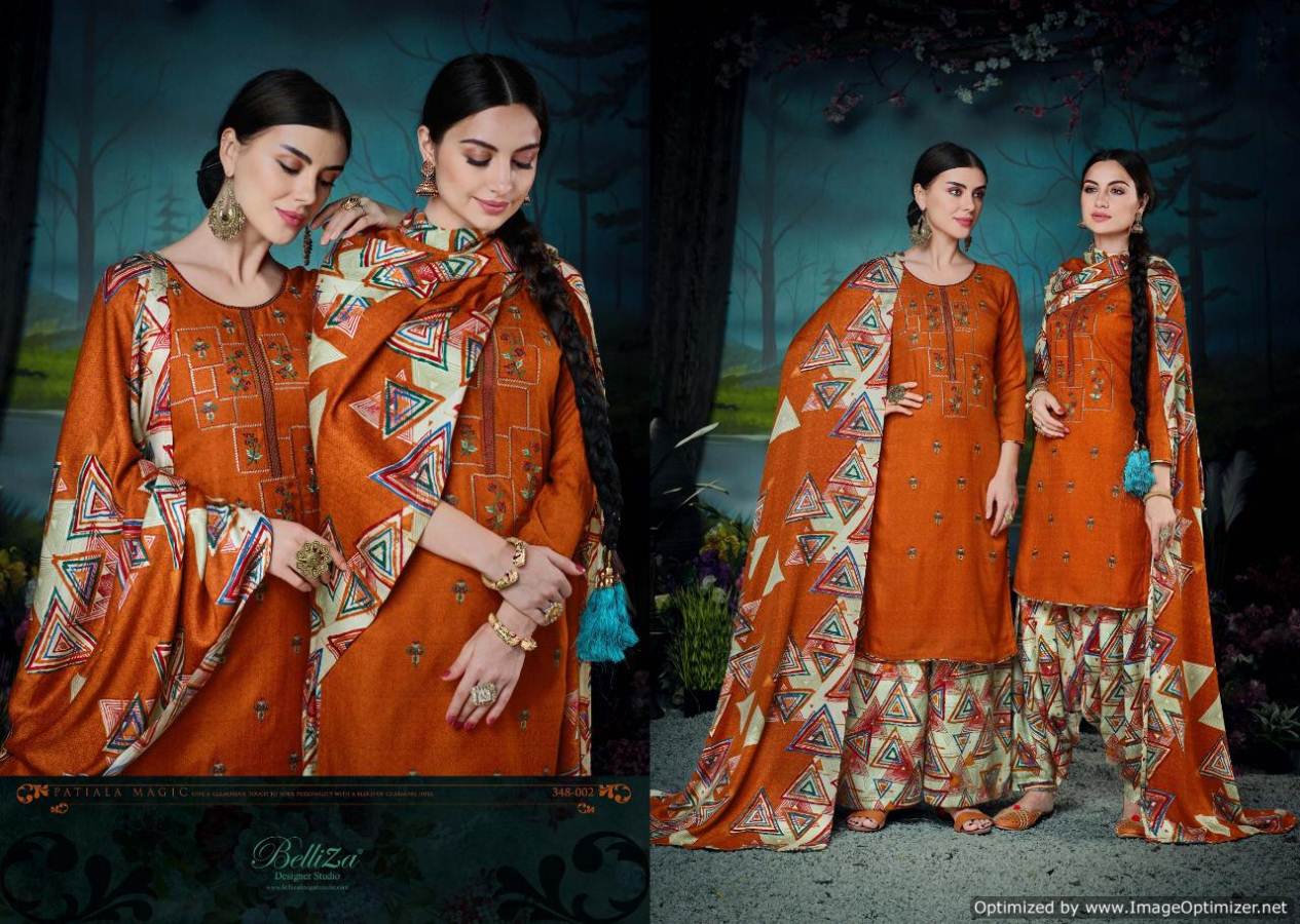Belliza Present Patiala Magic Digital Printed Dress Material Catalogue