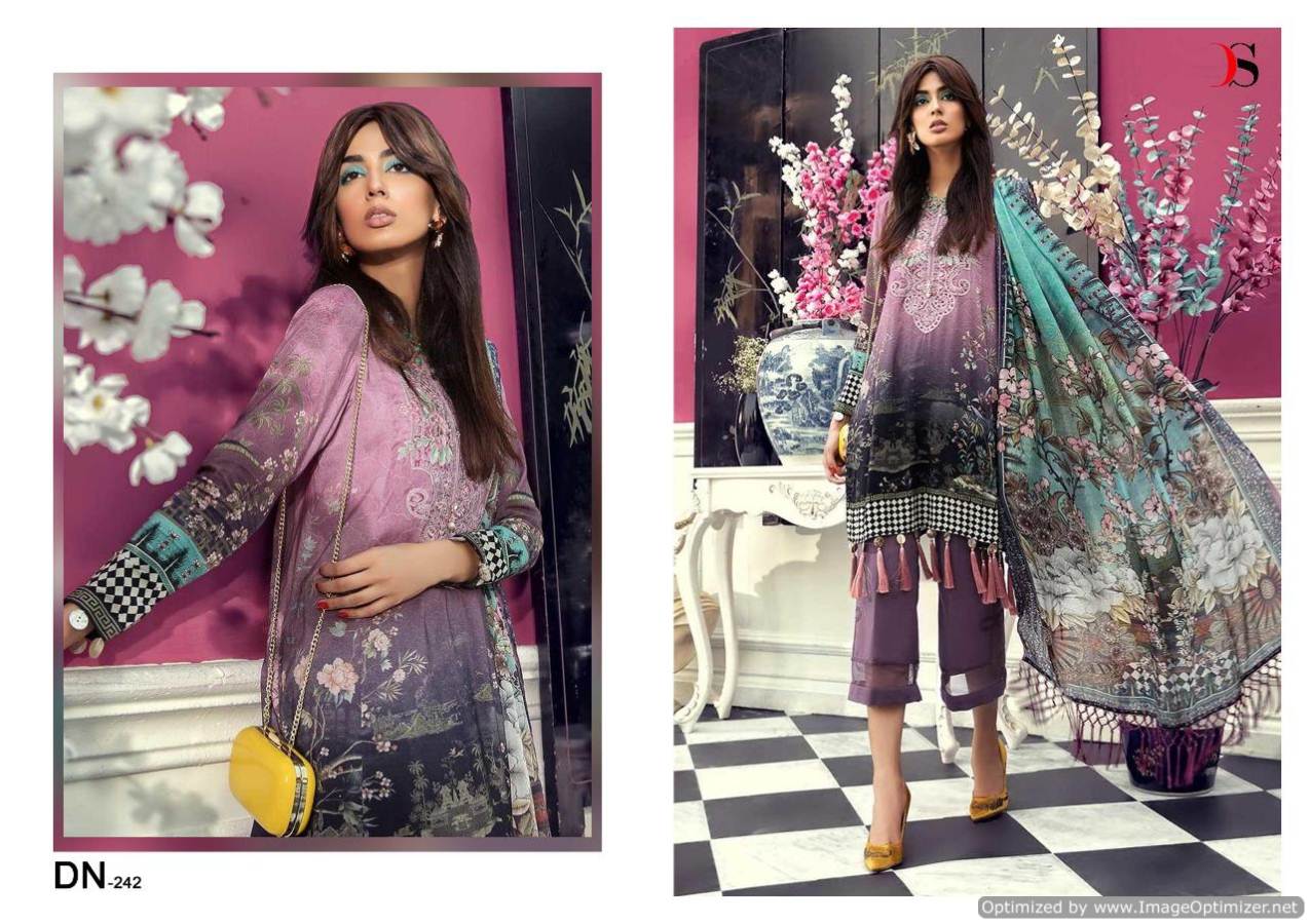 Deepsy By M Print Vol 19 Pure Cotton Pakistani Suits Collection