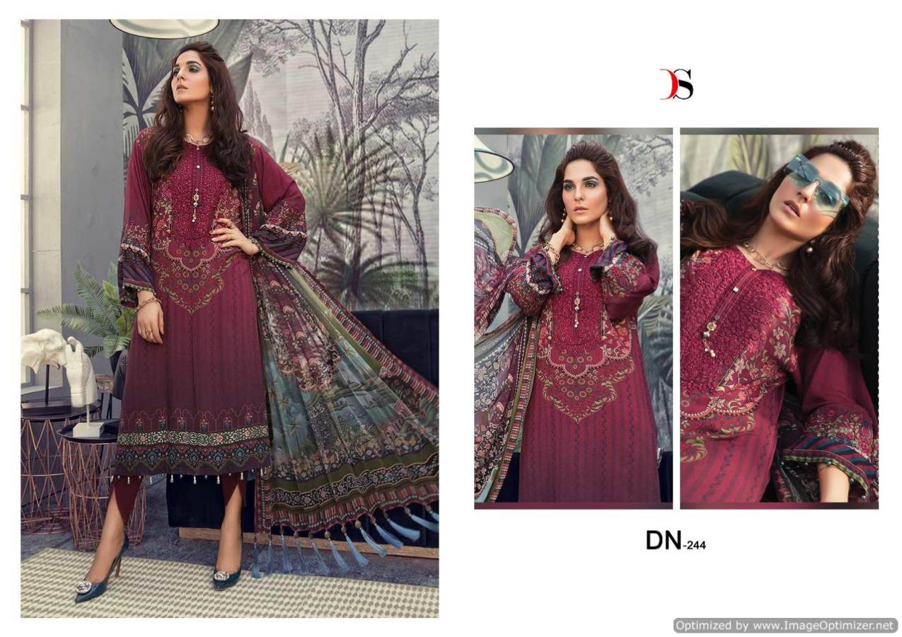 Deepsy By M Print Vol 19 Pure Cotton Pakistani Suits Collection