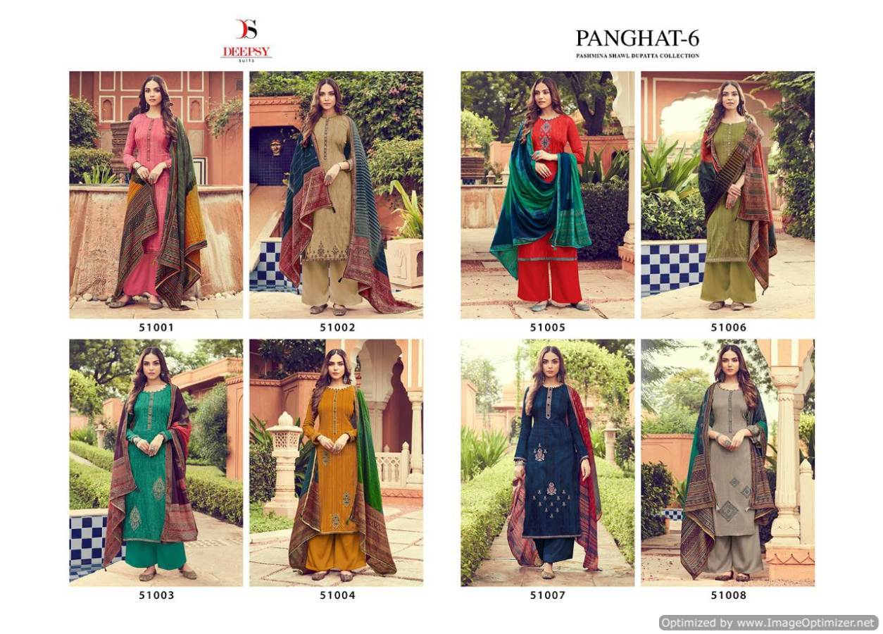 Deepsy By Panghat Vol 6 Pashmina Shawl Dupatta Collection