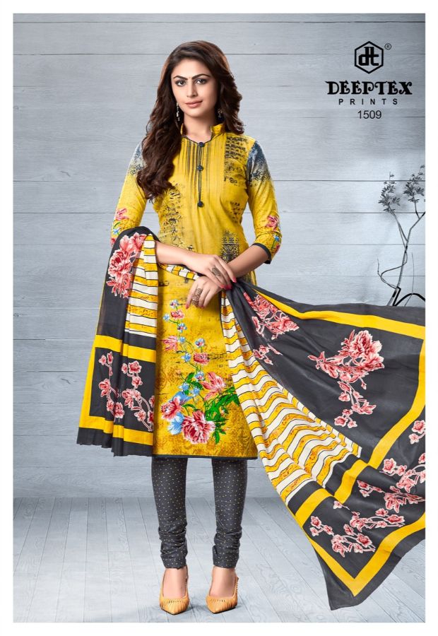Deeptex By Chief Guest Vol 15 Cotton Dress Material Collection