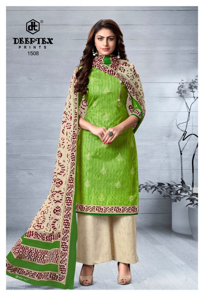 Deeptex By Chief Guest Vol 15 Cotton Dress Material Collection