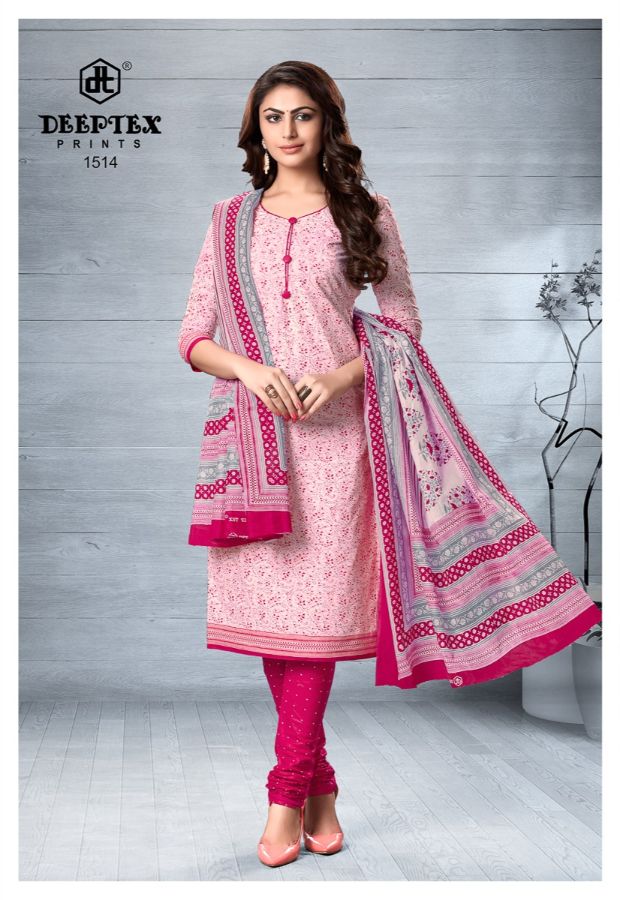 Deeptex By Chief Guest Vol 15 Cotton Dress Material Collection