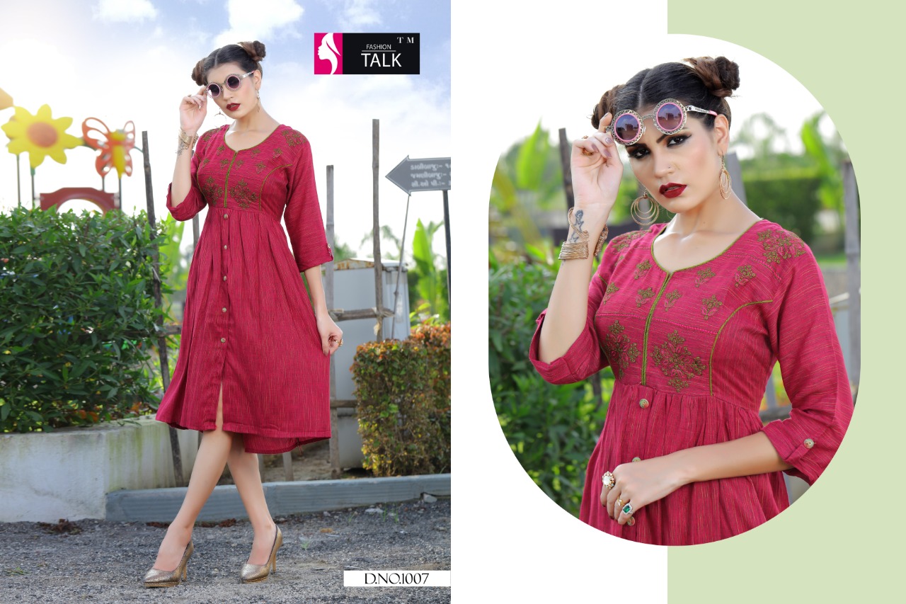 Ft By Floret Vol 1 Heavy Rayon Round Casual Wear Kurtis Catalogue