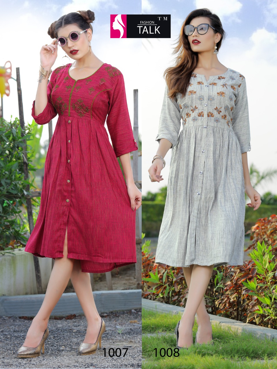 Ft By Floret Vol 1 Heavy Rayon Round Casual Wear Kurtis Catalogue