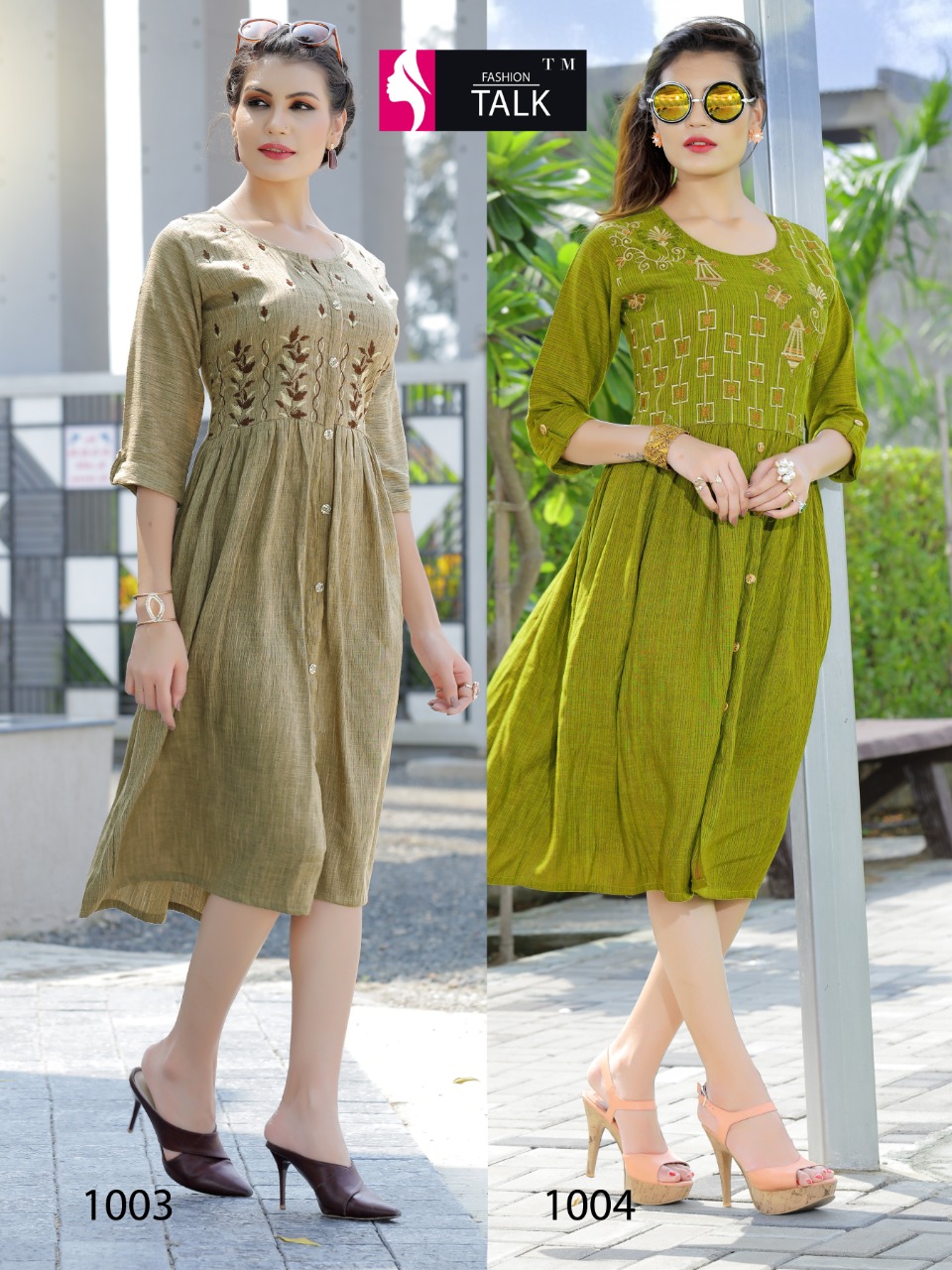 Ft By Floret Vol 1 Heavy Rayon Round Casual Wear Kurtis Catalogue