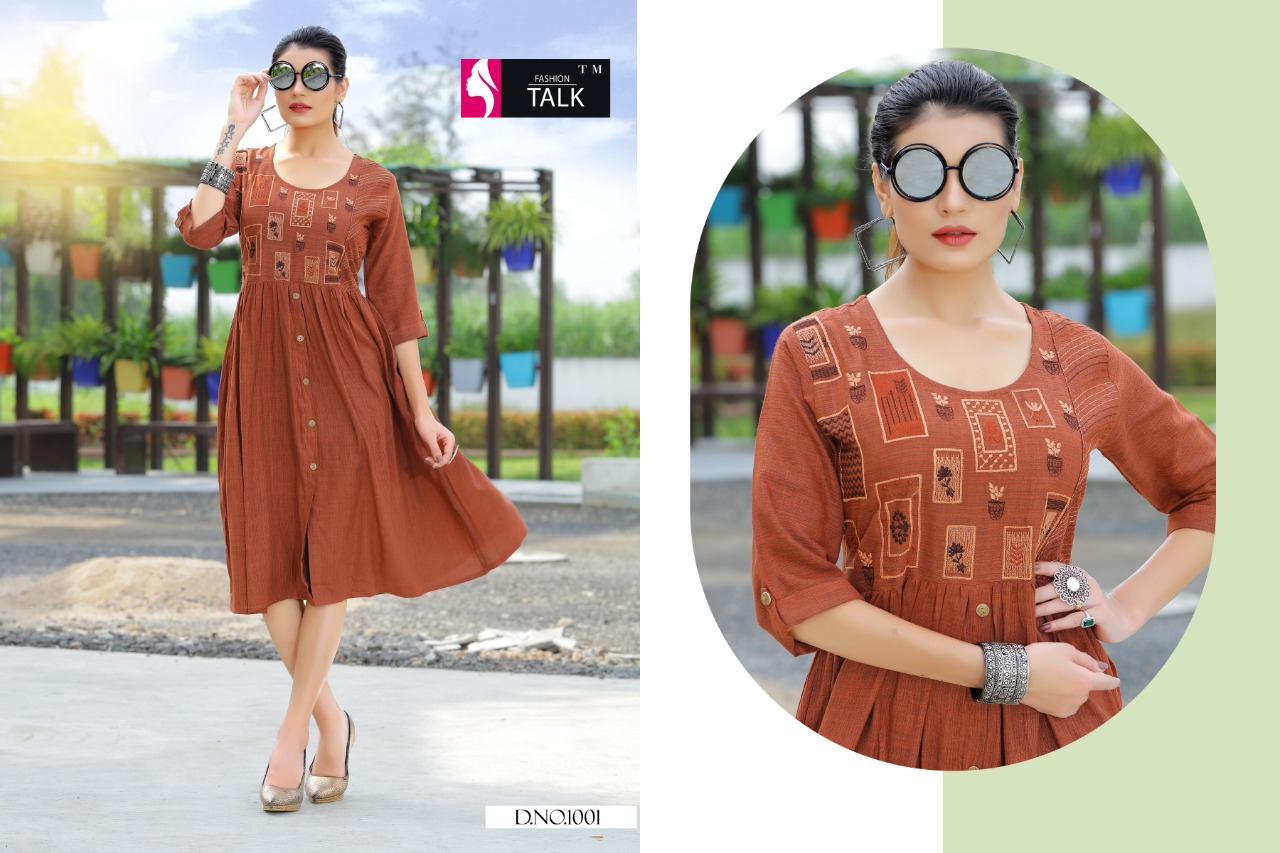 Ft By Floret Vol 1 Heavy Rayon Round Casual Wear Kurtis Catalogue