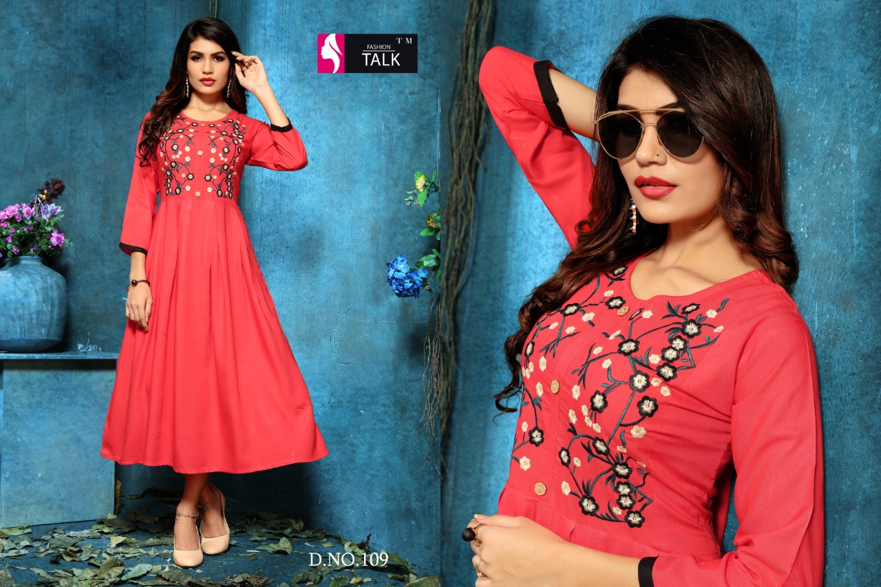 Ft By Alankar Vol 1 Heavy Rayon Round Kurti Collection