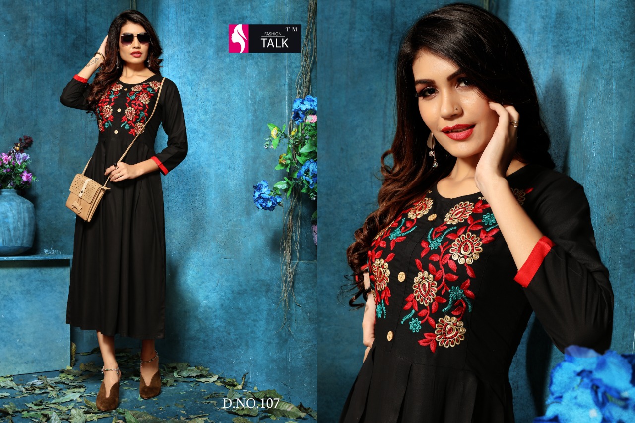 Ft By Alankar Vol 1 Heavy Rayon Round Kurti Collection