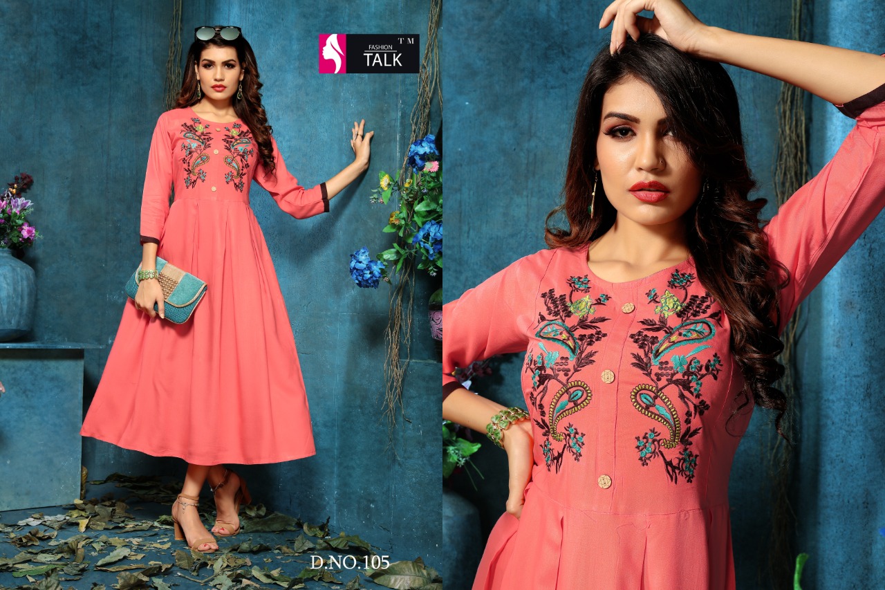 Ft By Alankar Vol 1 Heavy Rayon Round Kurti Collection