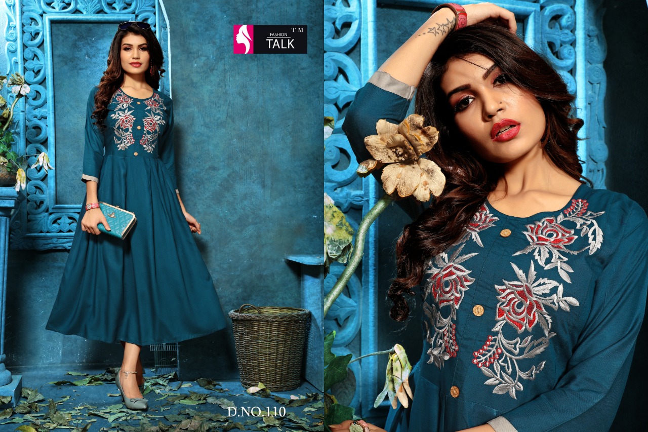 Ft By Alankar Vol 1 Heavy Rayon Round Kurti Collection
