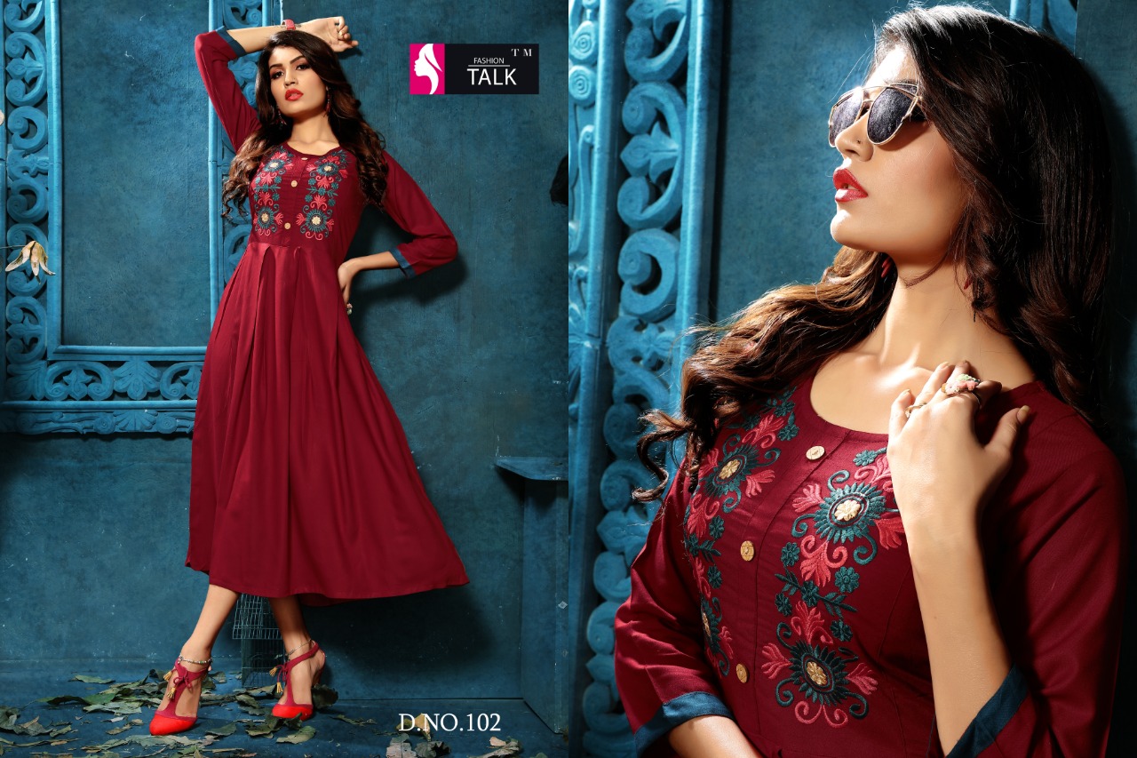 Ft By Alankar Vol 1 Heavy Rayon Round Kurti Collection