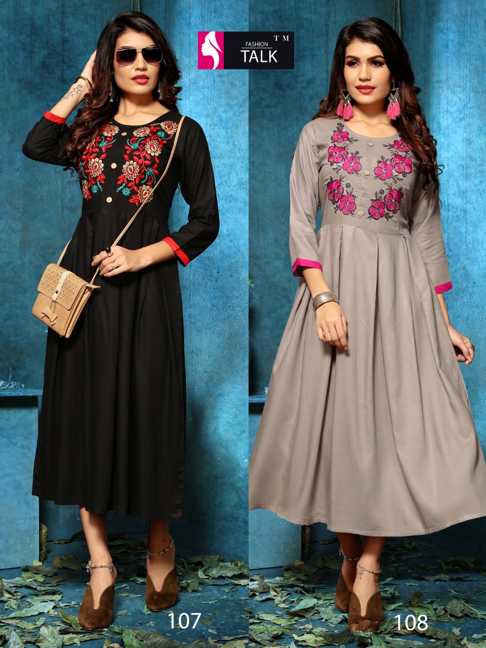 Ft By Alankar Vol 1 Heavy Rayon Round Kurti Collection