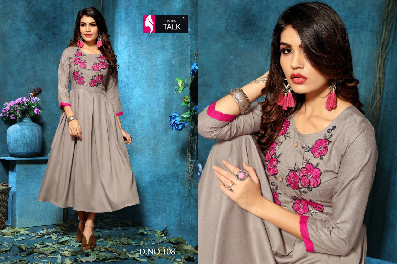 Ft By Alankar Vol 1 Heavy Rayon Round Kurti Collection