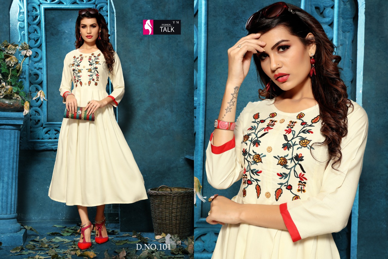 Ft By Alankar Vol 1 Heavy Rayon Round Kurti Collection