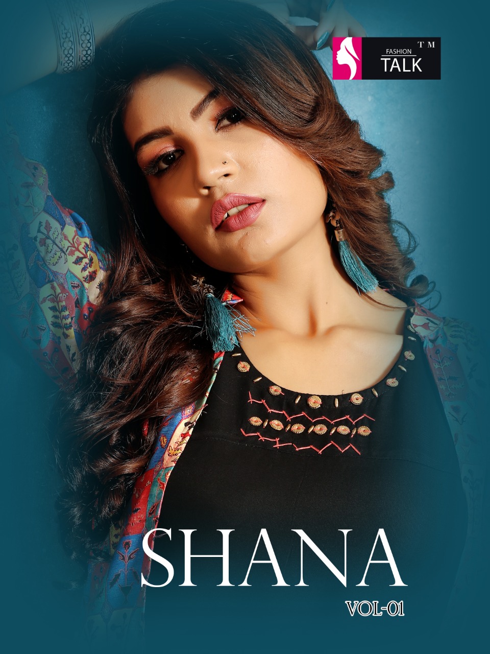 Ft By Shana Heavy Rayon Kurti With Separate Koti Collection.
