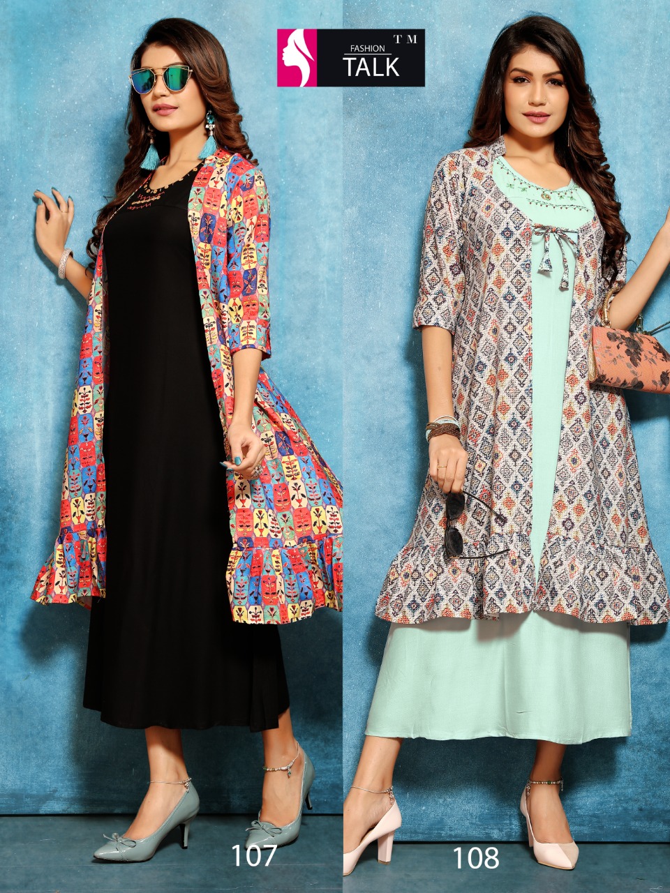 blue shade maslin palazzo jacket style pakistani suit 716 | Blouse designs,  Kurta designs women, Kurti designs party wear