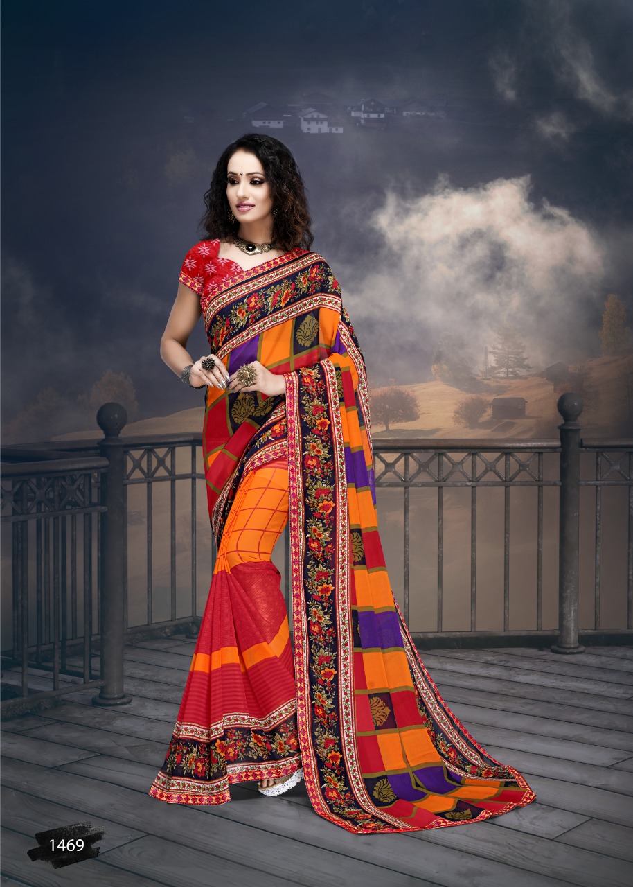 Haytee By G Mail Vol 80 Printed Saree Collection
