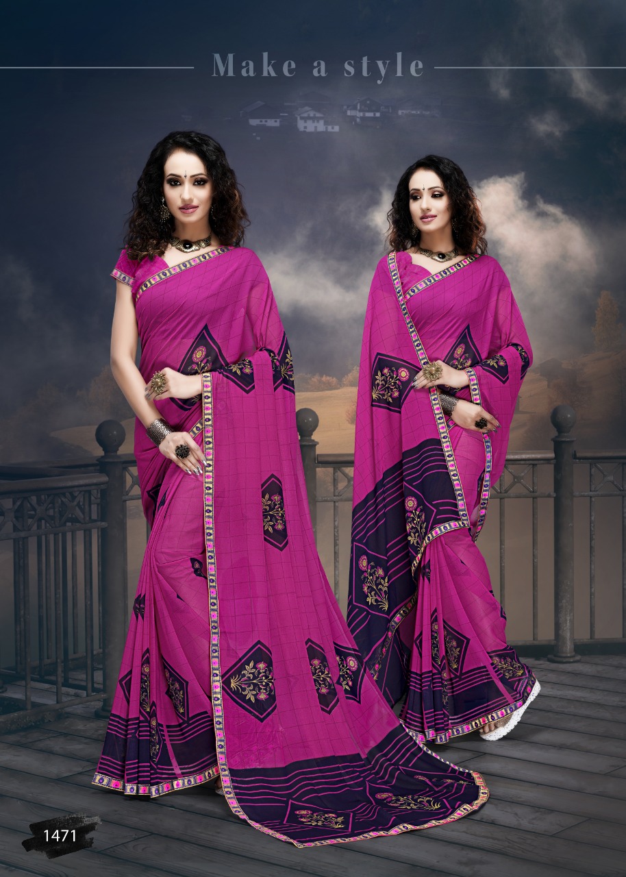 Haytee By G Mail Vol 80 Printed Saree Collection