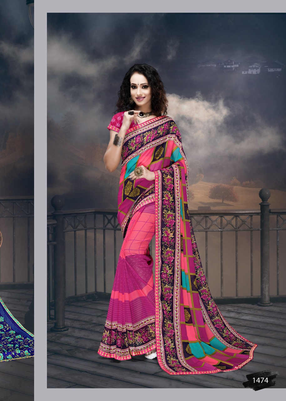 Haytee By G Mail Vol 80 Printed Saree Collection