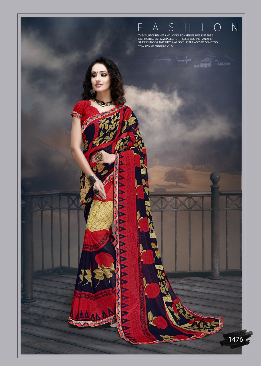 Haytee By G Mail Vol 80 Printed Saree Collection