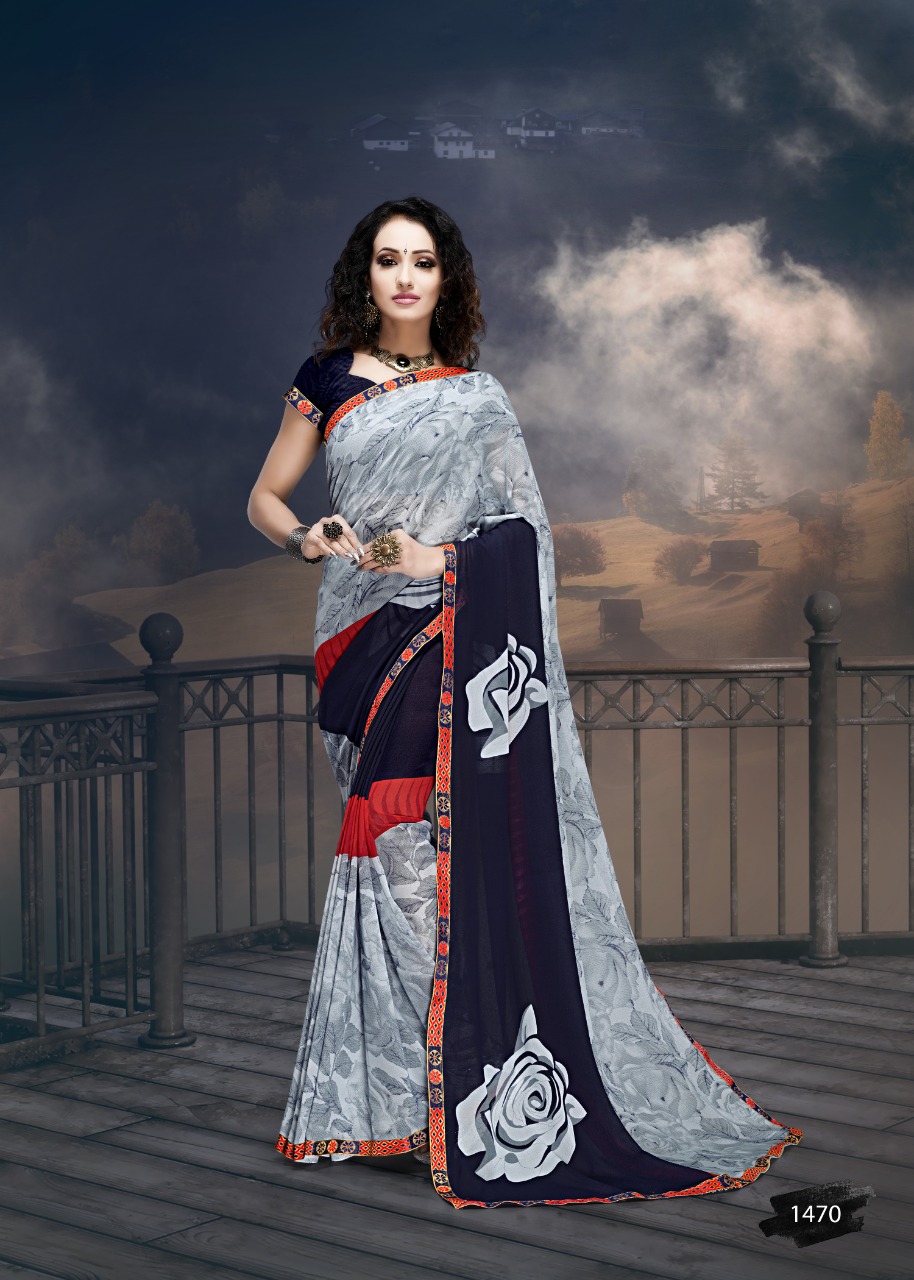 Haytee By G Mail Vol 80 Printed Saree Collection