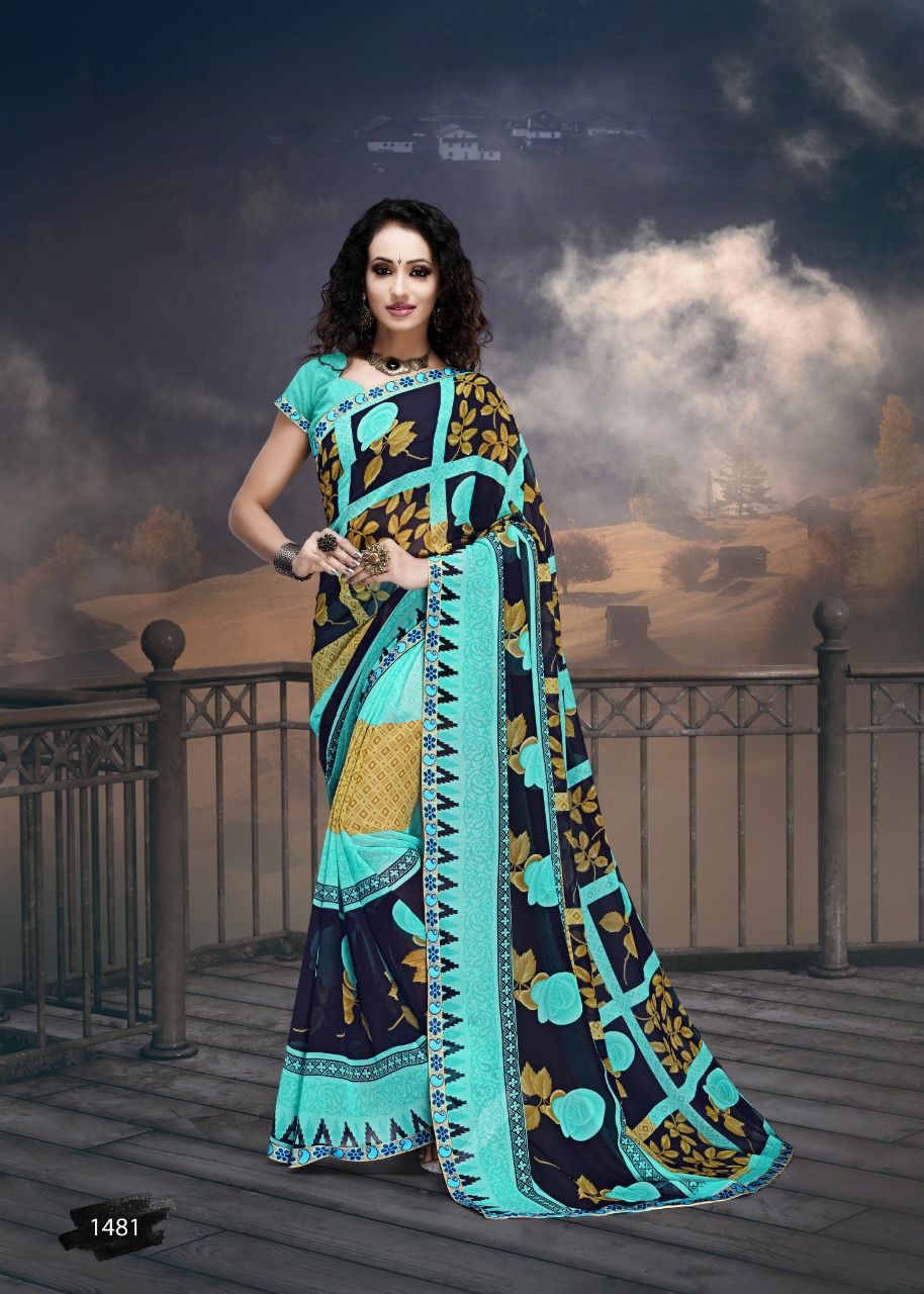 Haytee By G Mail Vol 80 Printed Saree Collection