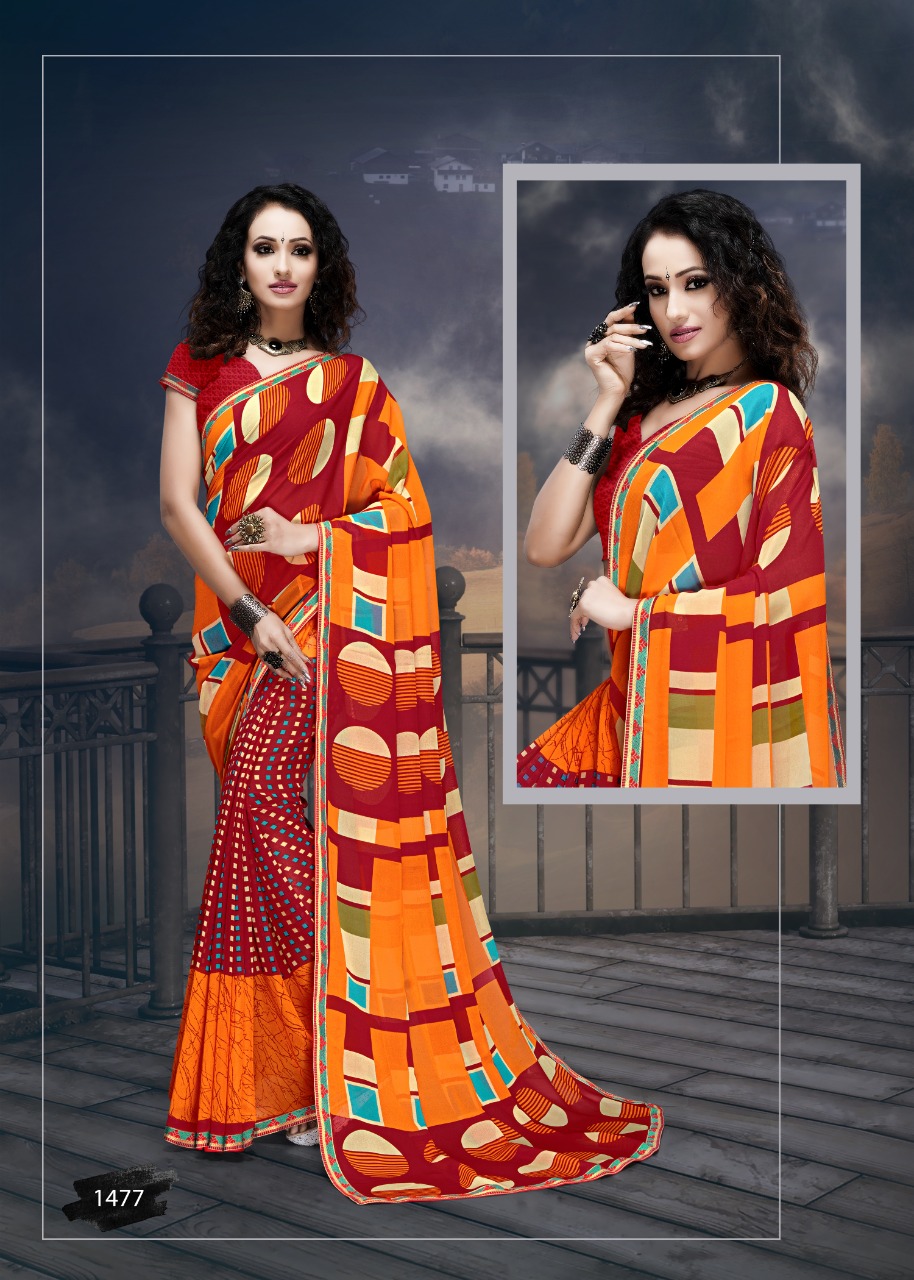 Haytee By G Mail Vol 80 Printed Saree Collection