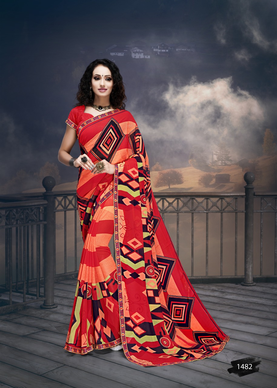 Haytee By G Mail Vol 80 Printed Saree Collection