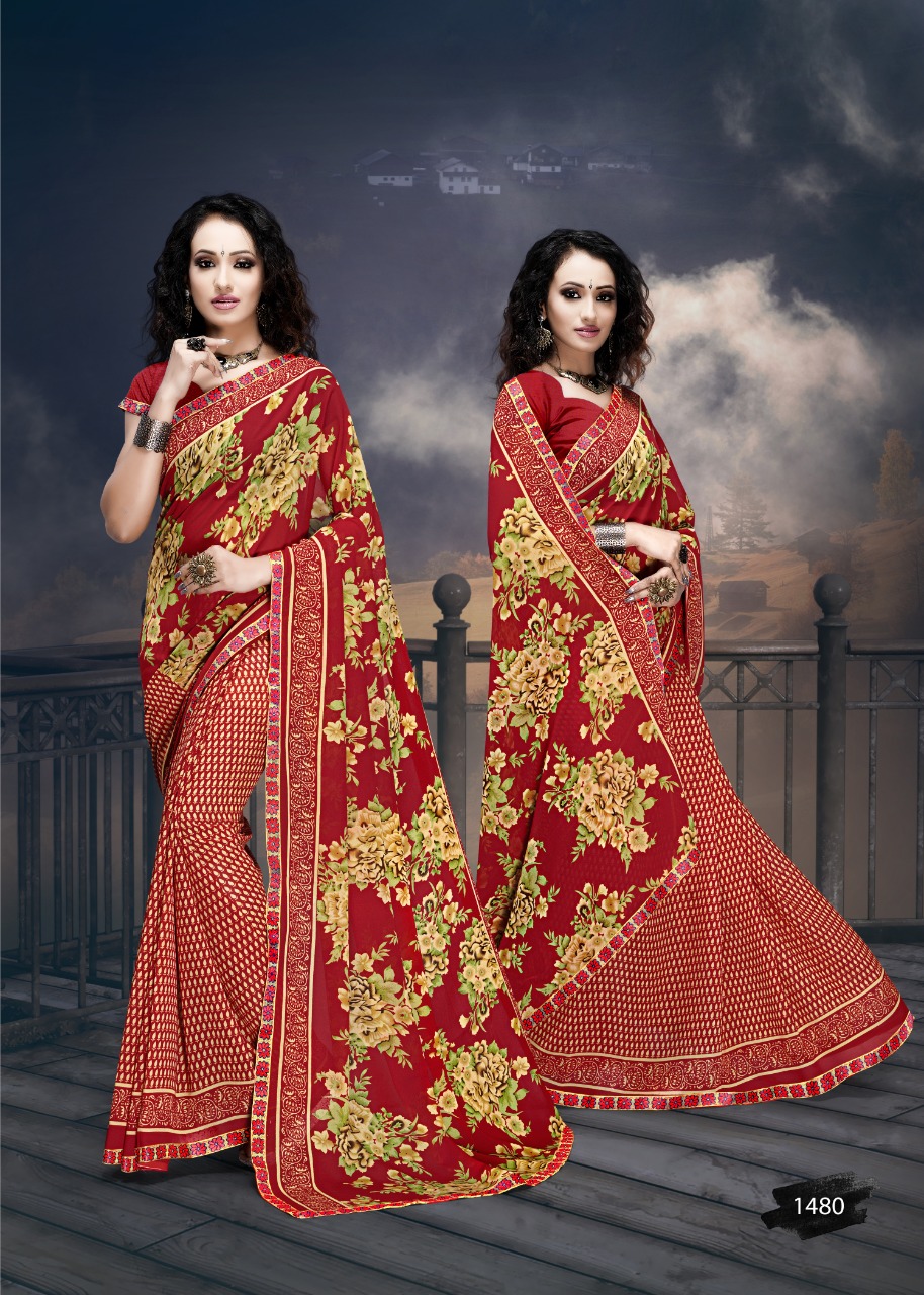 Haytee By G Mail Vol 80 Printed Saree Collection