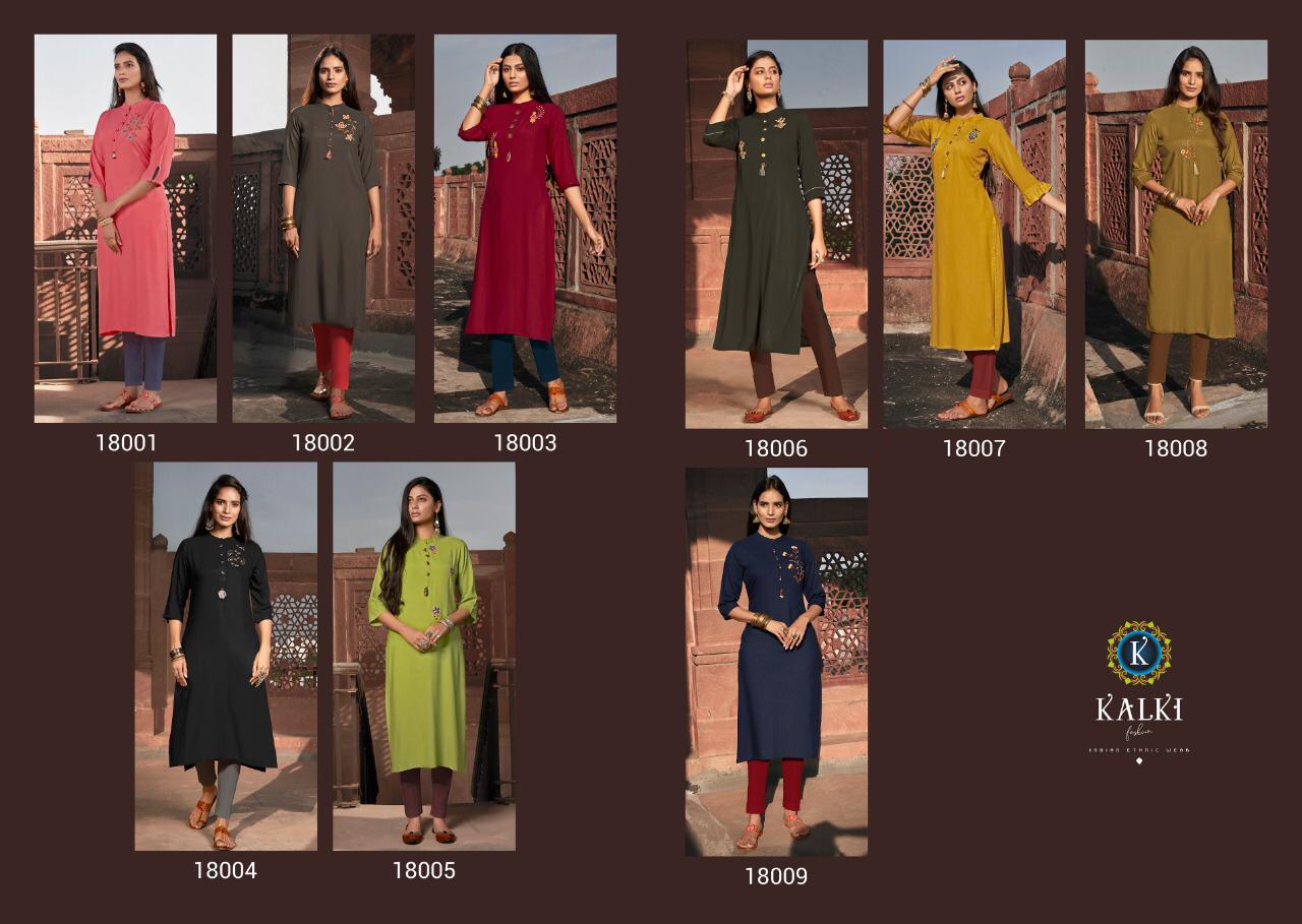 Kalki Fashion Present Pehchan Designer Kurtis Catalogue.