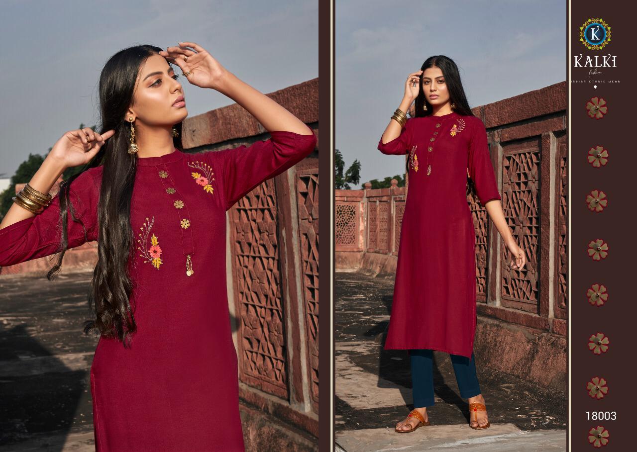 Kalki Fashion Present Pehchan Designer Kurtis Catalogue.