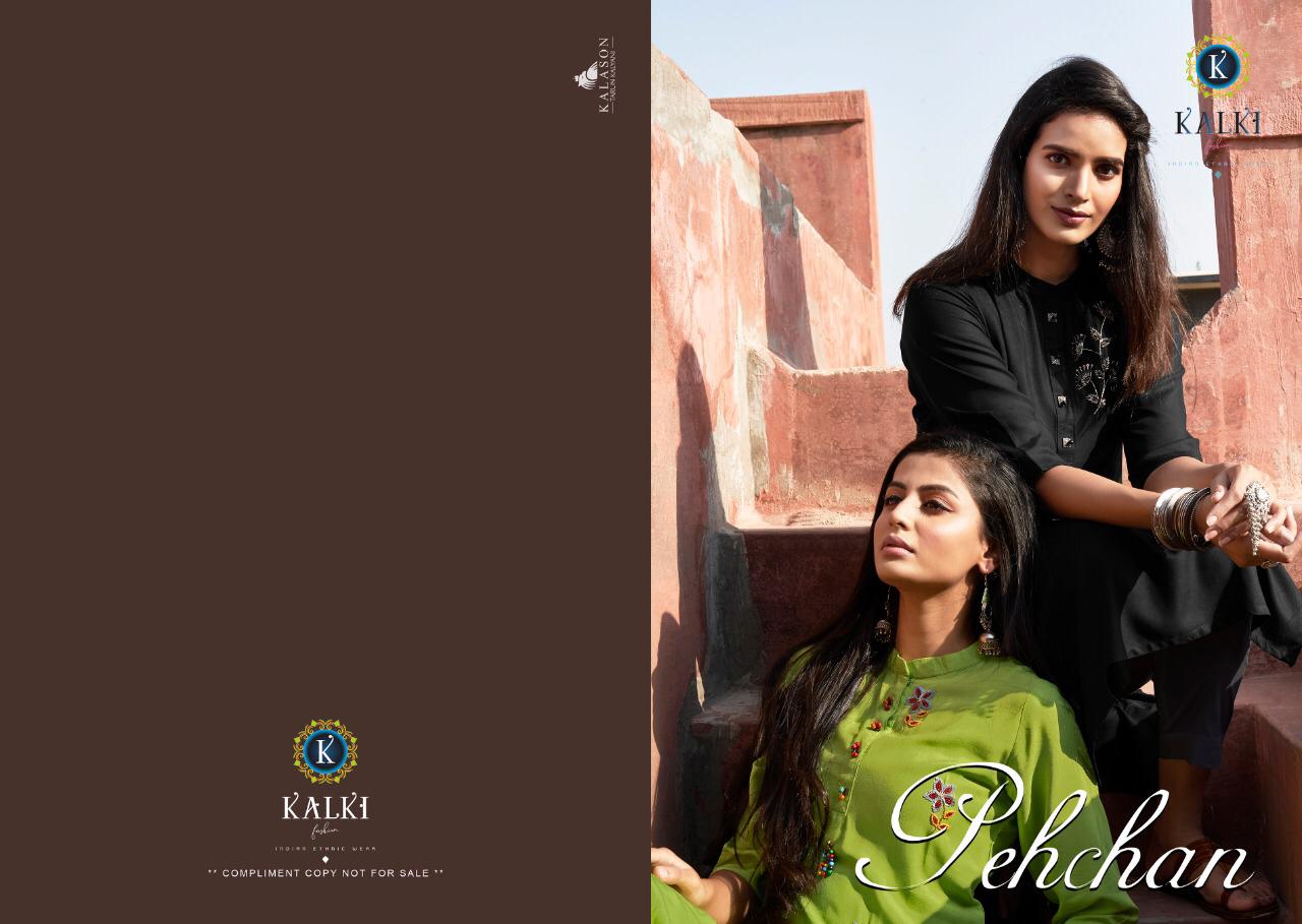 Kalki Fashion Present Pehchan Designer Kurtis Catalogue.