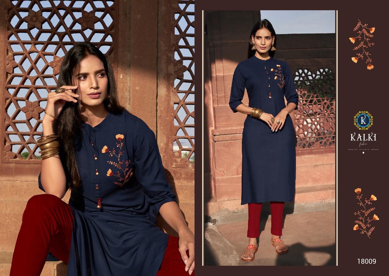 Kalki Fashion Present Pehchan Designer Kurtis Catalogue.