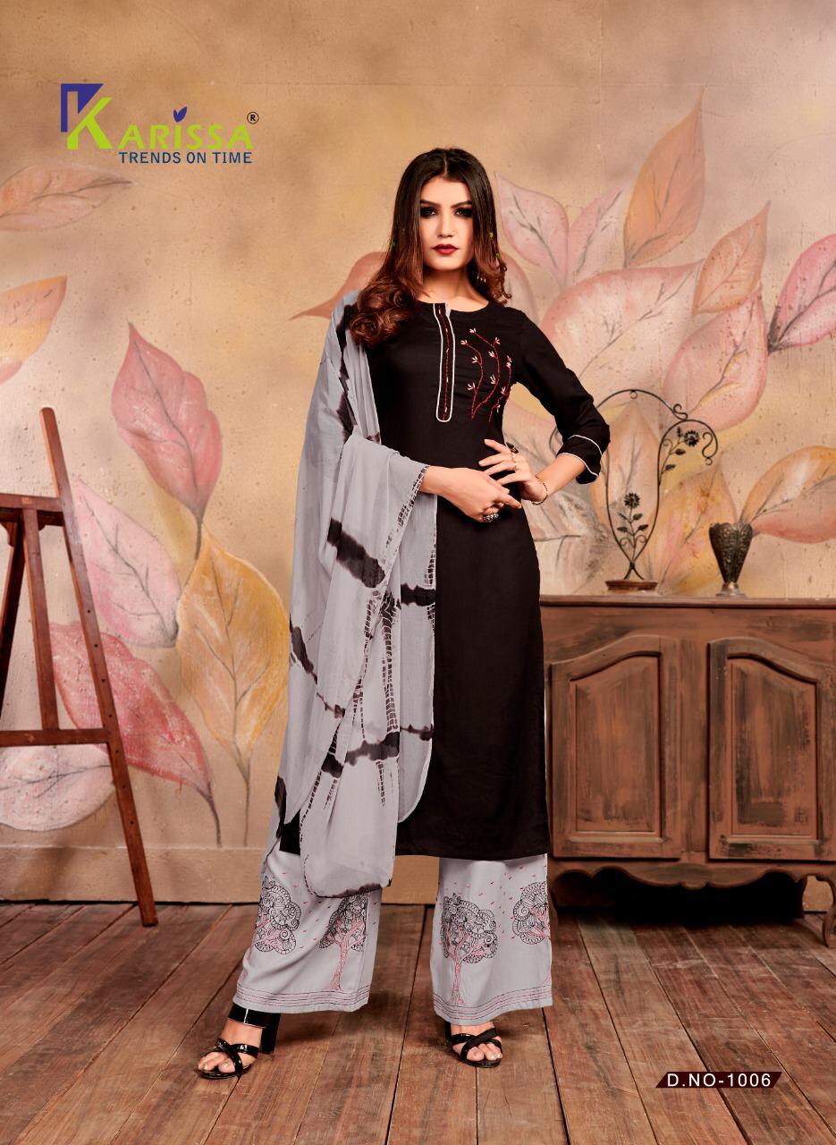 Karissa Present Chunariya Designer Top And Plazzo With Dupatta Catalogue