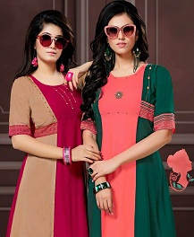 Kinti By Pahenava Heavy Rayon Kurti Collection