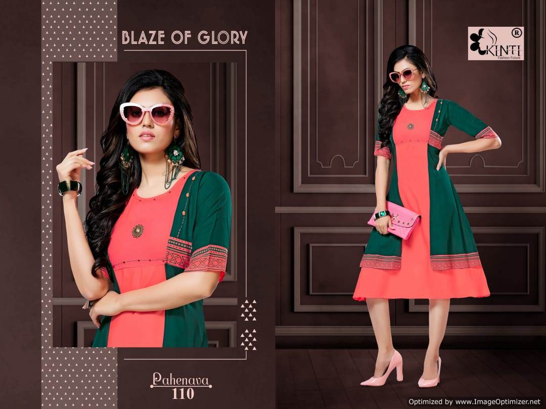 Kinti By Pahenava Heavy Rayon Kurti Collection