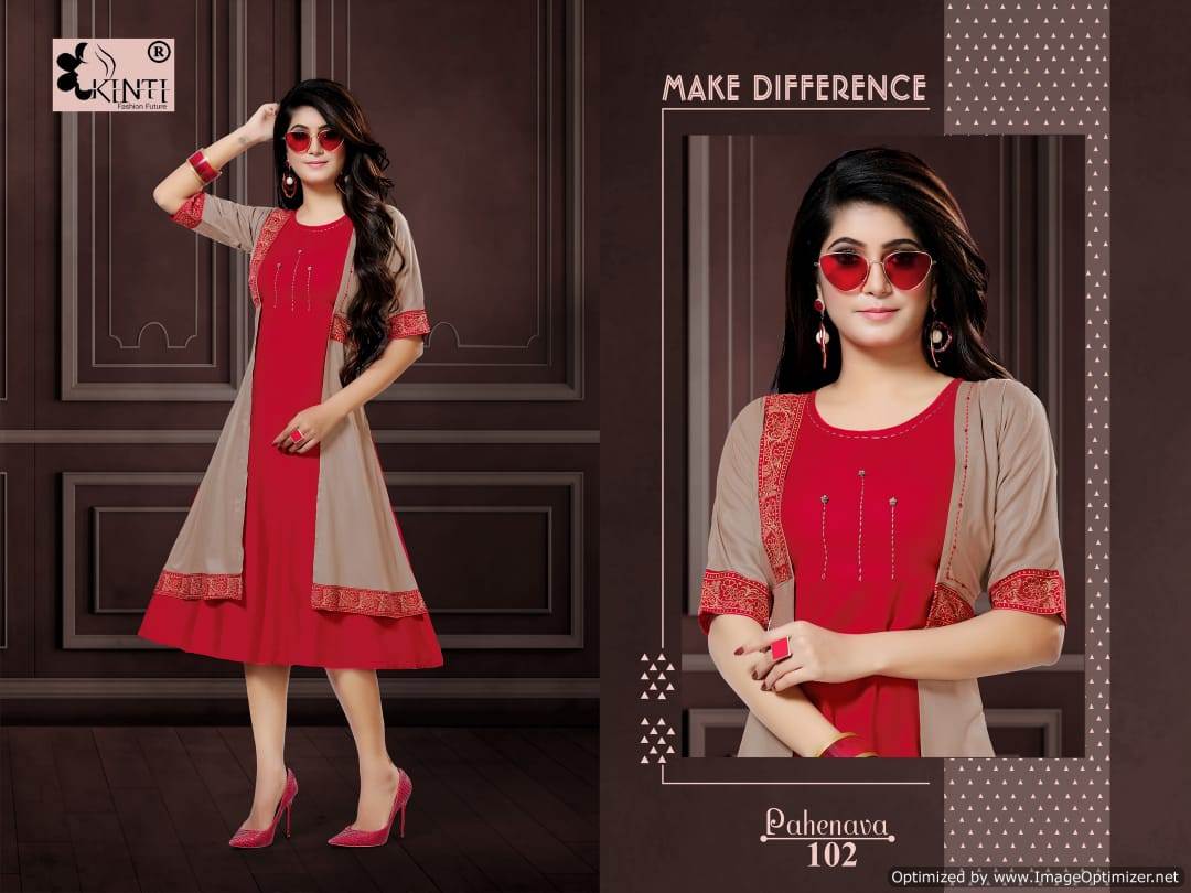 Kinti By Pahenava Heavy Rayon Kurti Collection