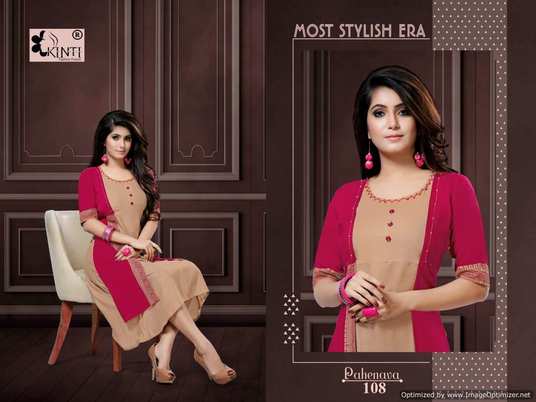 Kinti By Pahenava Heavy Rayon Kurti Collection