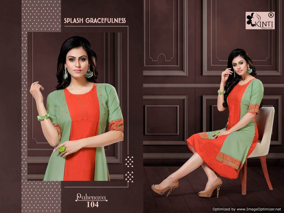 Kinti By Pahenava Heavy Rayon Kurti Collection