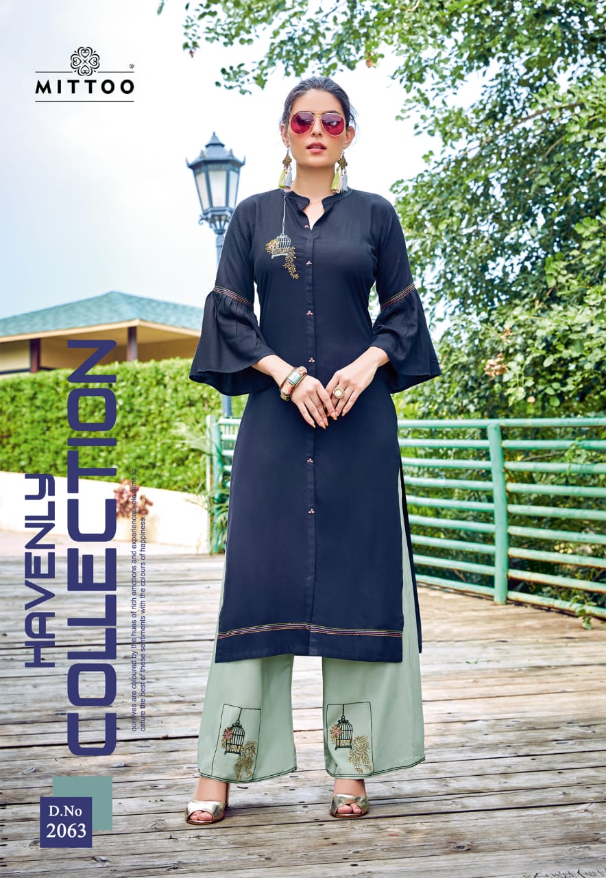 Mittoo  By Panghat Vol 10 Designer Kurtis With Plazzo Catalogue