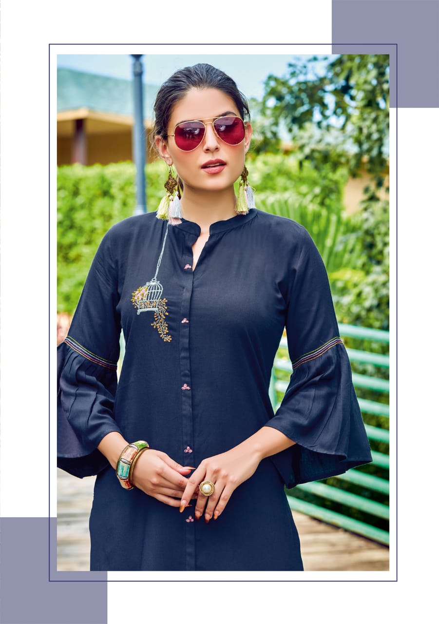 Mittoo  By Panghat Vol 10 Designer Kurtis With Plazzo Catalogue