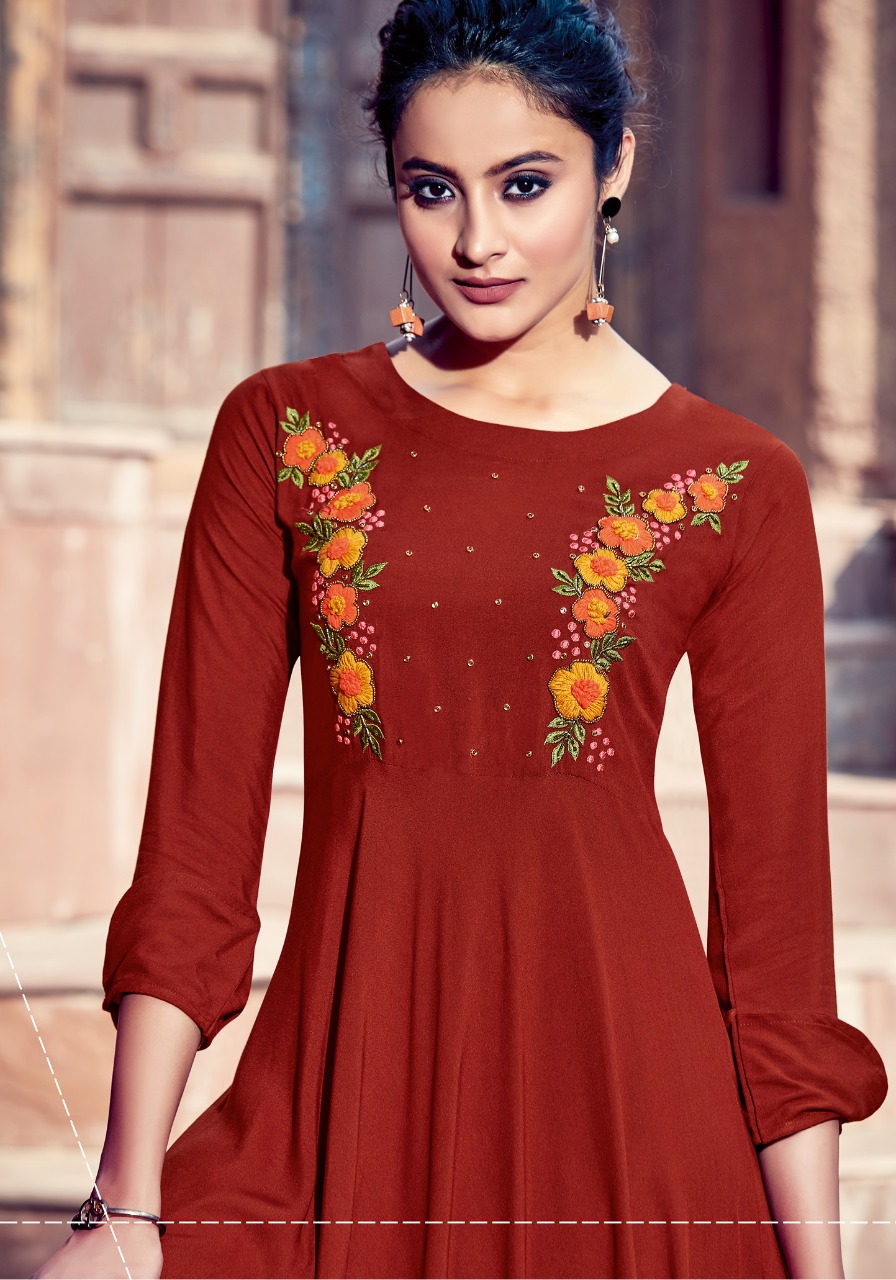 Parra Studio Present Naisaa Beautiful Kurtis With Plazzo Collection.