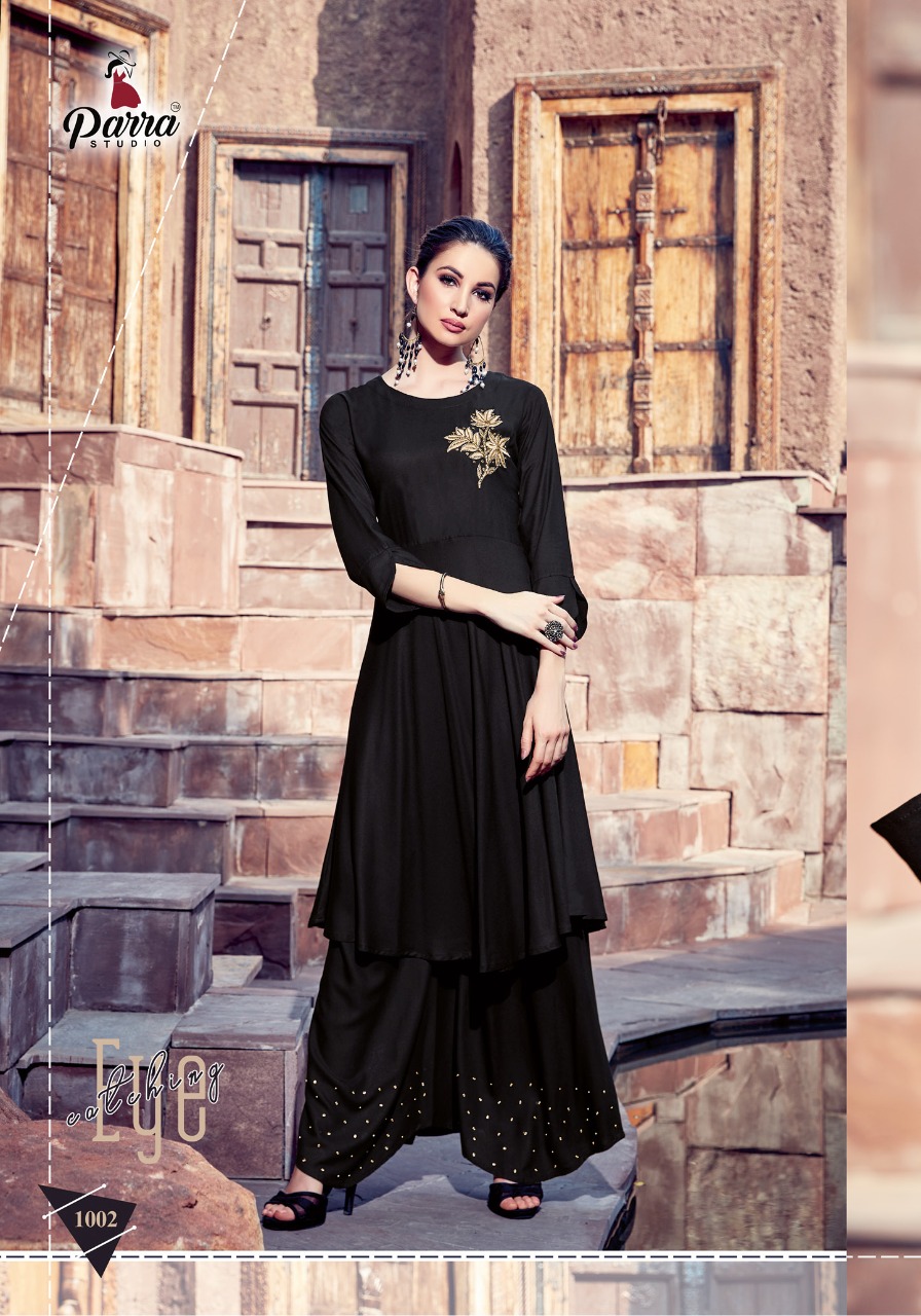 Parra Studio Present Naisaa Beautiful Kurtis With Plazzo Collection.