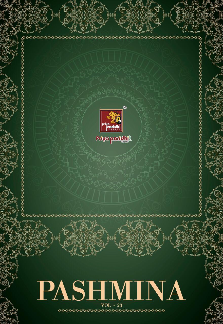Priya Paridh Present Pashmina Printed Sarees Catalogue