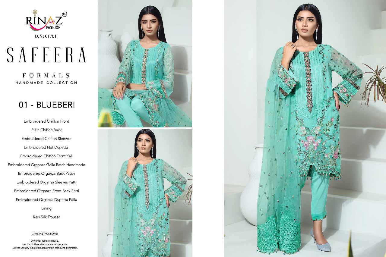 Rinaz By Safeera Pakistani Style Suit Catalog