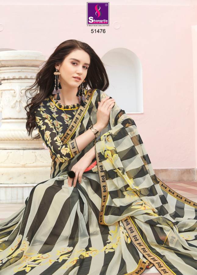 Shangrila By Fortune Vol 2 Pure Georgette Printed Saree Collection