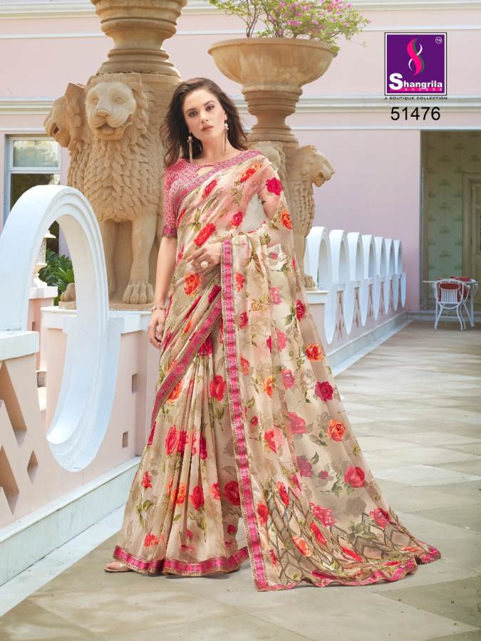 Shangrila By Fortune Vol 2 Pure Georgette Printed Saree Collection