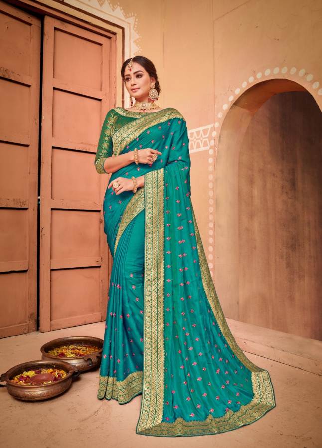 Shangrila By Kalyani Soft Silk Heavy Border Worked Sarees Catalogue